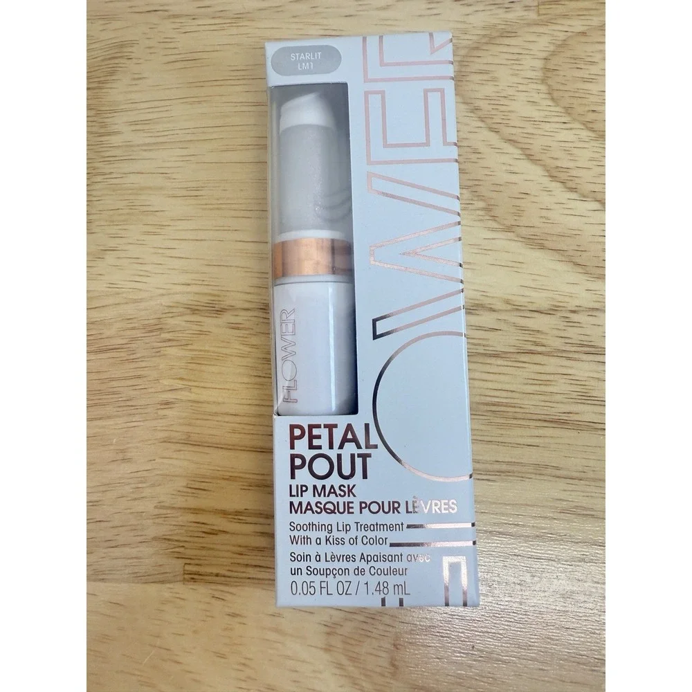 Flower Beauty‎ Petal Pout Lip Mask LM1 Starlit 0.19 oz Soothing Lip Treatment